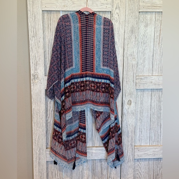 DR 2 Kimono multi pattern/color sz 1x GUC - Picture 2 of 6